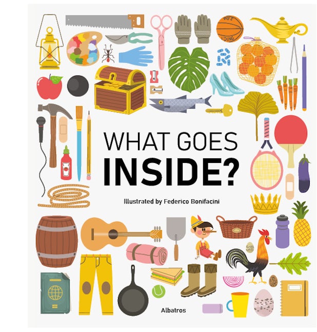 Book cover image for What Goes Inside? ISBN: 9788000063591